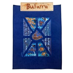 NWT Bulurru Authentic Aboriginal Art Wall Hanging Lionel Doyle Balance of Nature